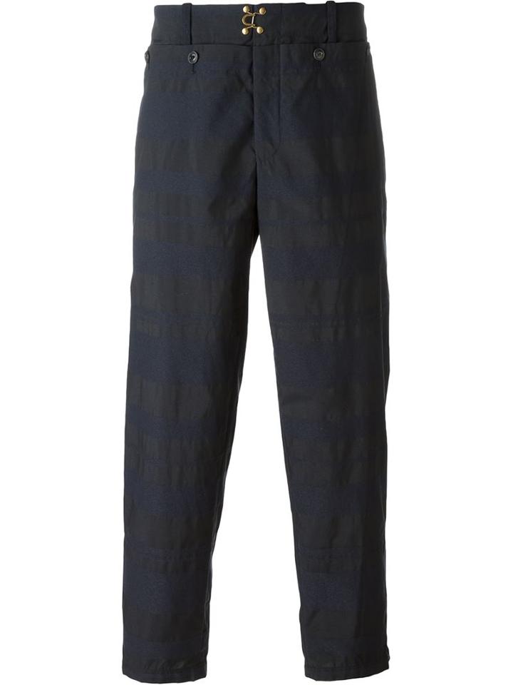 Kolor Loose Fit Trousers, Men's, Size: 4, Blue, Nylon/polyester