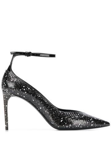 Saint Laurent Ink Splashes Pumps - Black