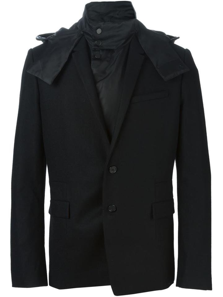 Juun.j Detachable Hood Blazer