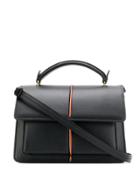 Marni Contrast Trim Small Tote - Black