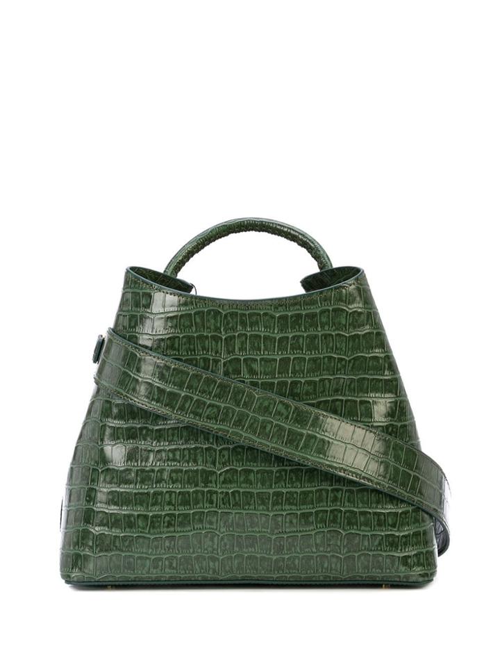 Elleme Structured Satchel Bag - Green