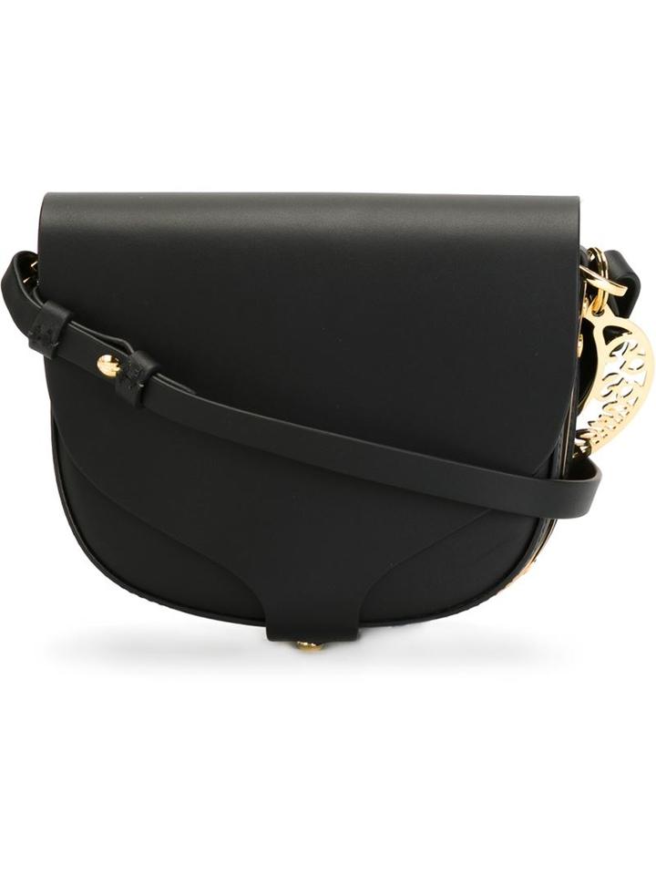 Sophie Hulme Mini Barnsbury Crossbody Bag, Women's, Black, Leather/metal Other