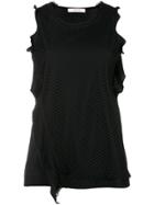 Dorothee Schumacher Mesh Sleeveless Blouse - Black