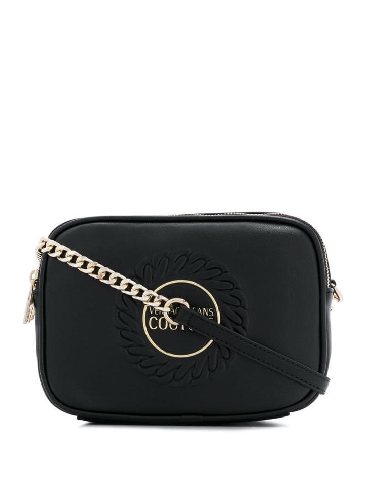 Versace Jeans Couture Logo Patch Bag - Black