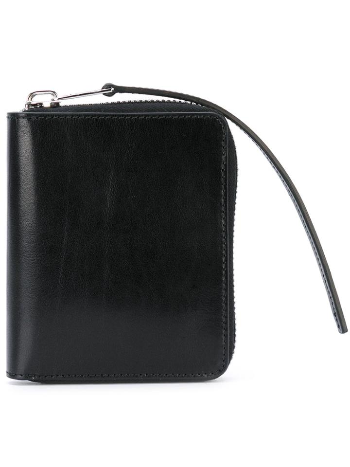 Rick Owens Zip Around Wallet - Black