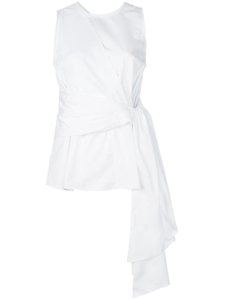3.1 Phillip Lim Tie Front Tank - White