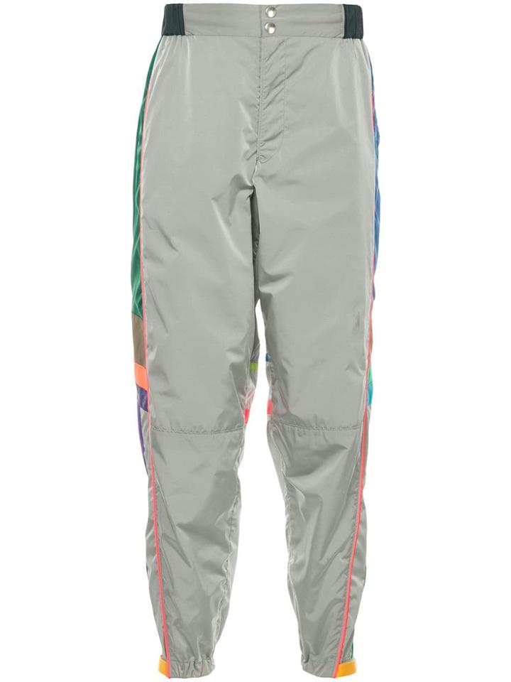 Kolor Panelled Track Pants - Grey
