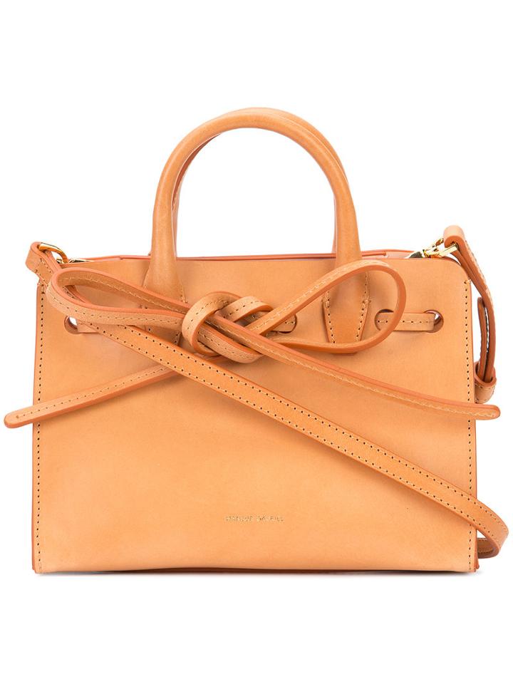 Mansur Gavriel - Mini Sun Shoulder Bag - Women - Leather - One Size, Brown, Leather