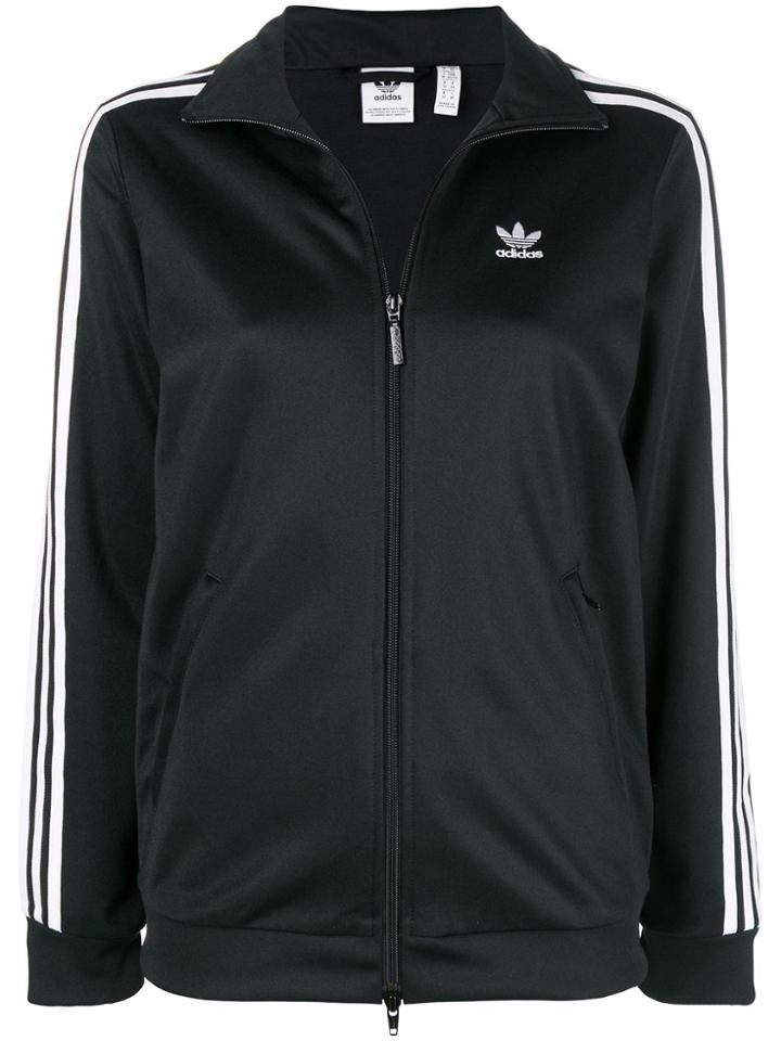 Adidas Logo Zipped Jacket - Black