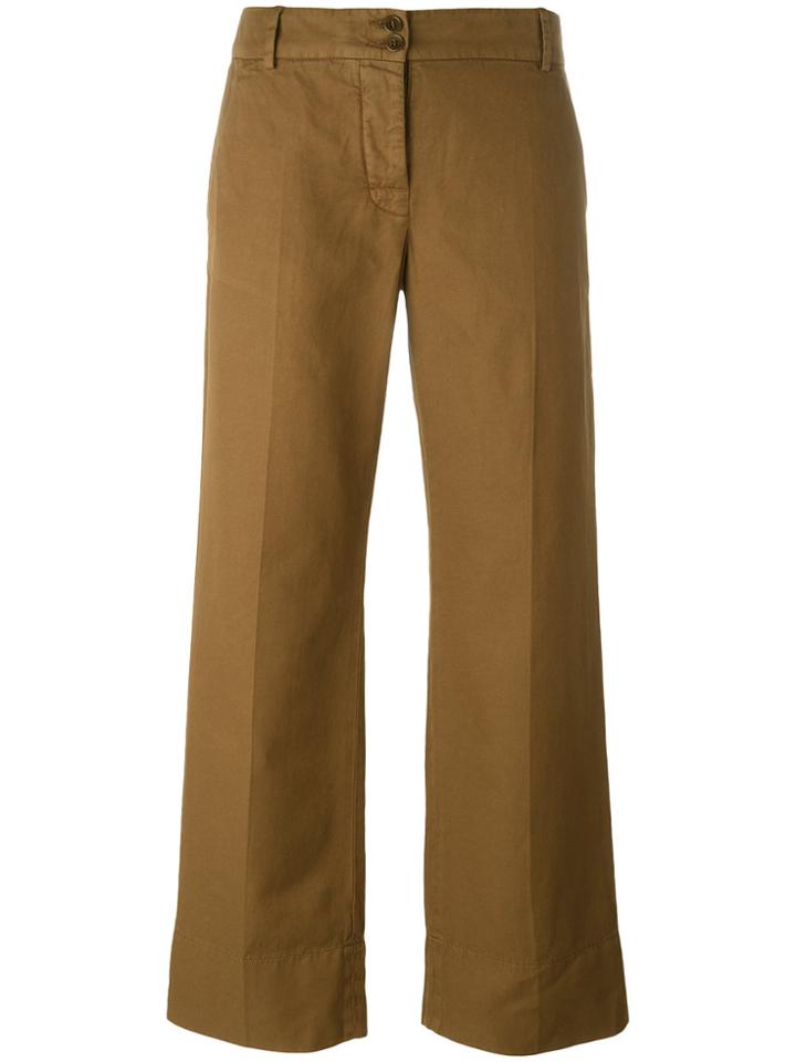 Aspesi Cropped Pants - Brown