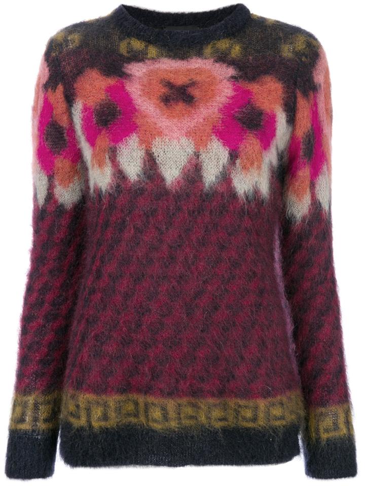 Roberto Collina Patterned Textured Sweater - Multicolour