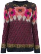 Roberto Collina Patterned Textured Sweater - Multicolour