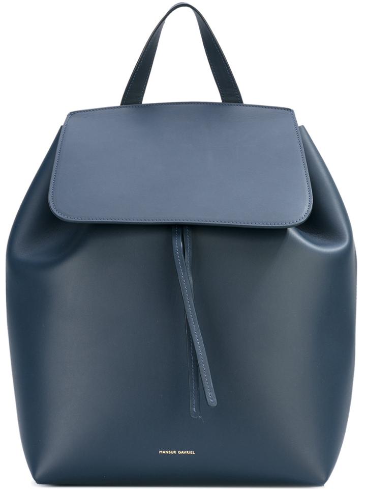 Mansur Gavriel Flap Backpack - Blue