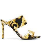 Versace Baroque Sandals - Black