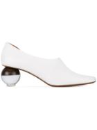 Neous Orchis 55 Mid Heel Pumps - White