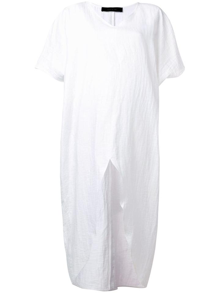 Federica Tosi Asymmetric High Low Dress - White