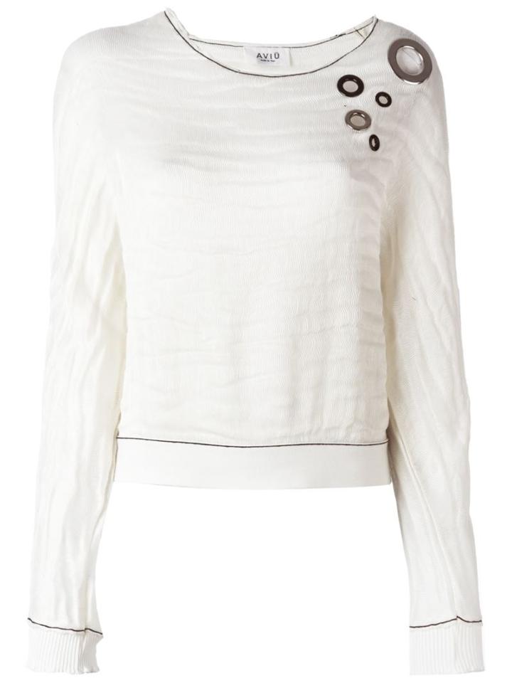 Aviù Eyelet Insert Blouse