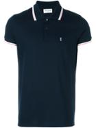 Thom Browne Striped Trim Polo Shirt - Blue