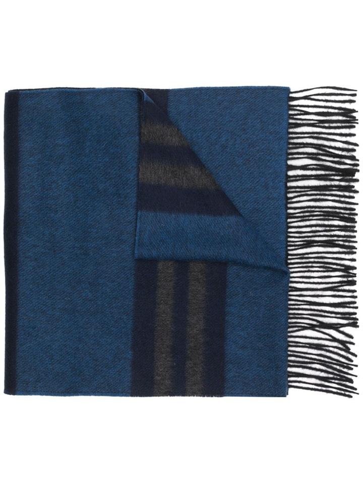 Lanvin Horizontal Stripes Scarf - Blue