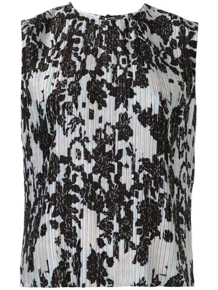 Christian Wijnants Sleeveless Floral Top - White