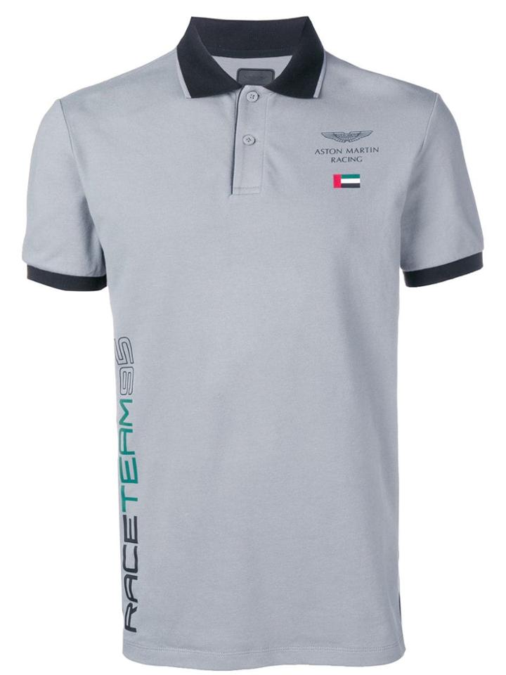 Hackett Hackett X Aston Martin Polo Shirt - Grey