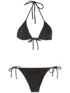 Osklen Printed Bikini Set - Black