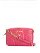 Prada Diagramme Camera Bag - Pink