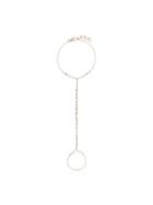 Shay 18kt Rose Gold Diamond Embellished Hand Bracelet