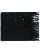 Alanui Oversized Fringed Scarf - Black