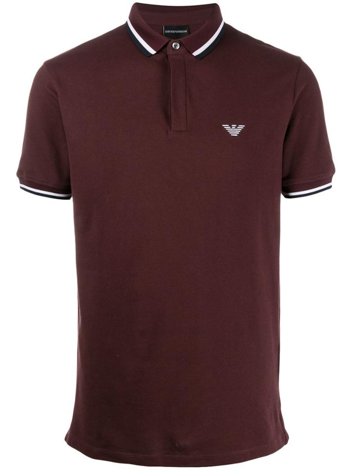 Emporio Armani Short-sleeve Polo Shirt - Red
