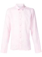 Orlebar Brown The Morton Shirt, Men's, Size: Xl, Pink/purple, Linen/flax