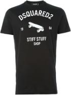 Dsquared2 Logo T-shirt, Men's, Size: L, Black, Cotton