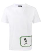 Raf Simons Printed T-shirt, Men's, Size: Small, White, Cotton