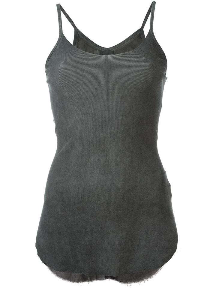 Lost & Found Ria Dunn Fitted Tank Top, Women's, Size: Medium, Grey, Cotton/spandex/elastane