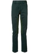 Facetasm Panelled Chino Trousers - Green