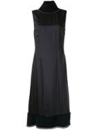 Jil Sander High Neck Dress - Black