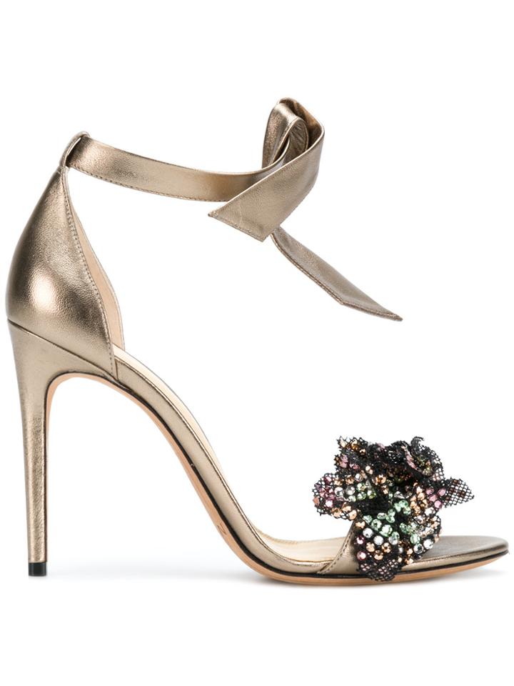 Alexandre Birman Embellished Sandals - Metallic
