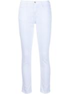Frame Denim La Garcon Skinny Boyfriend Jeans, Women's, Size: 27, White, Cotton/elastodiene/polyester