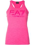 Ea7 Emporio Armani Logo Racer Vest - Pink & Purple