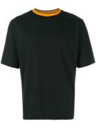 Études Contrast Neck T-shirt - Black