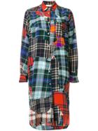 Wunderkind Checked Patchwork Patterned Shirt Dress - Multicolour