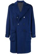 Christian Pellizzari Double Breasted Coat - Blue