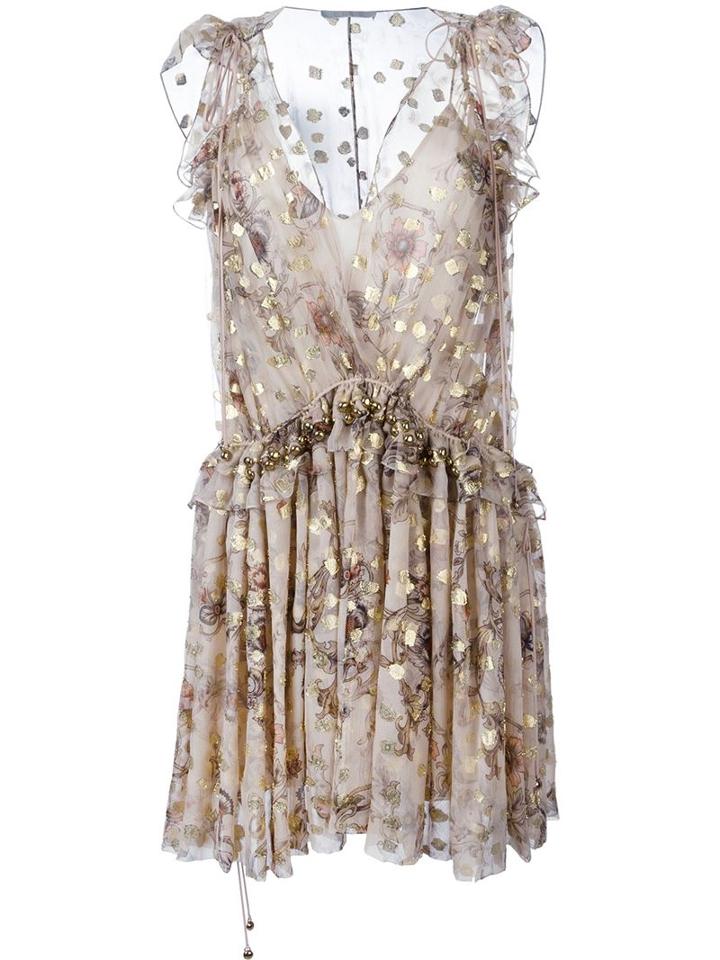 Chloé Fill Coupé Floral Dress