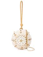 Oscar De La Renta Billard Clutch Bag - White