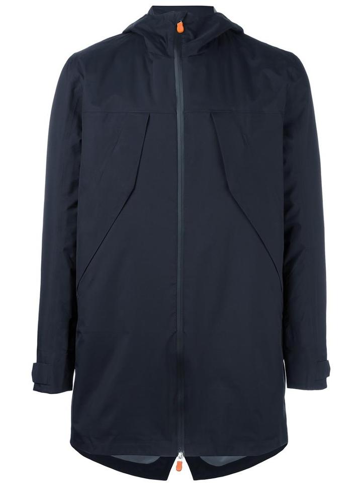 Save The Duck Hooded Coat, Men's, Size: Medium, Blue, Nylon/polyester