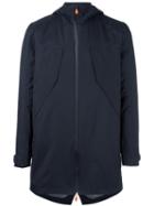 Save The Duck Hooded Coat, Men's, Size: Medium, Blue, Nylon/polyester
