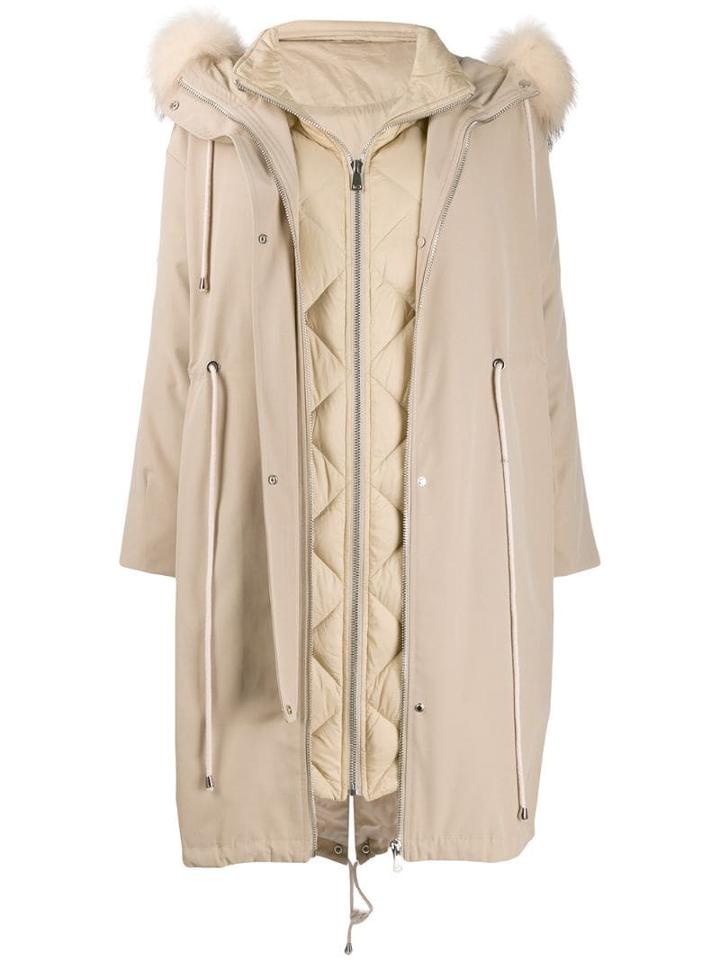 Liska Bless You Parka - Neutrals