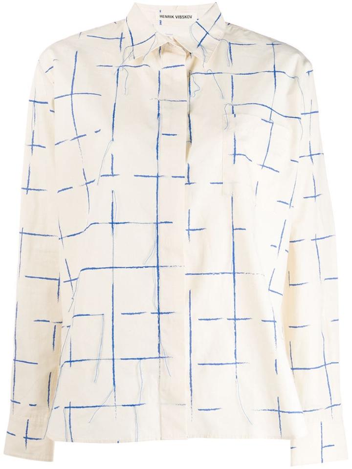 Henrik Vibskov Printed Shirt - White