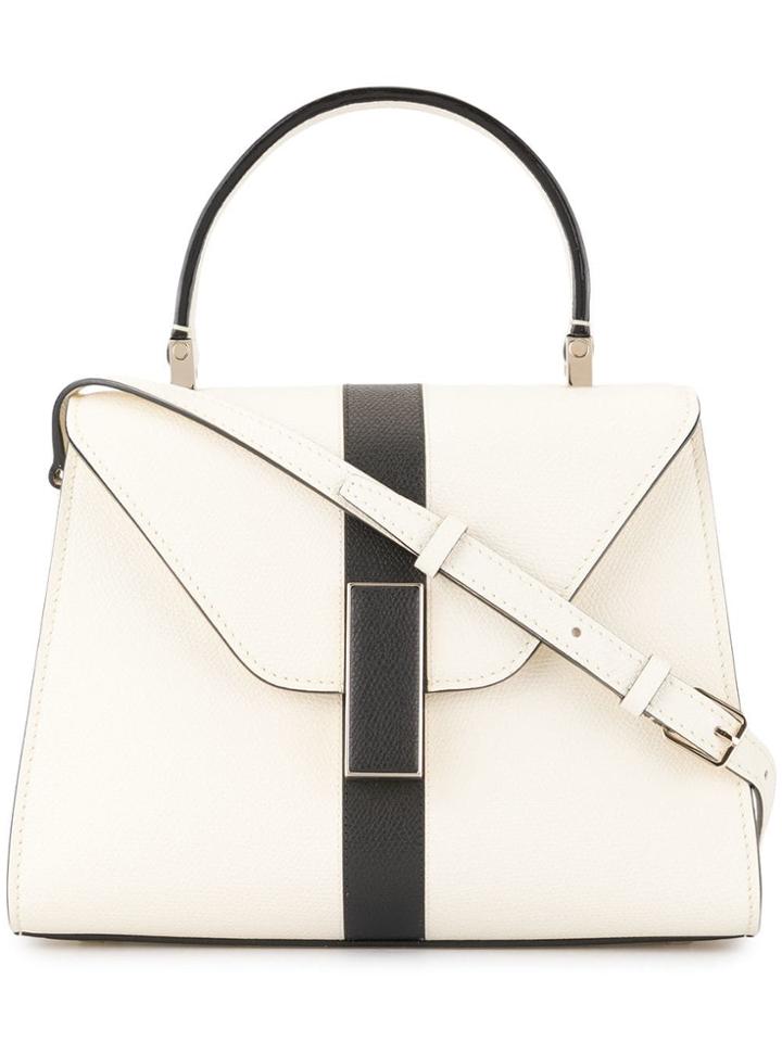 Valextra Iside Mini Shoulder Bag - White