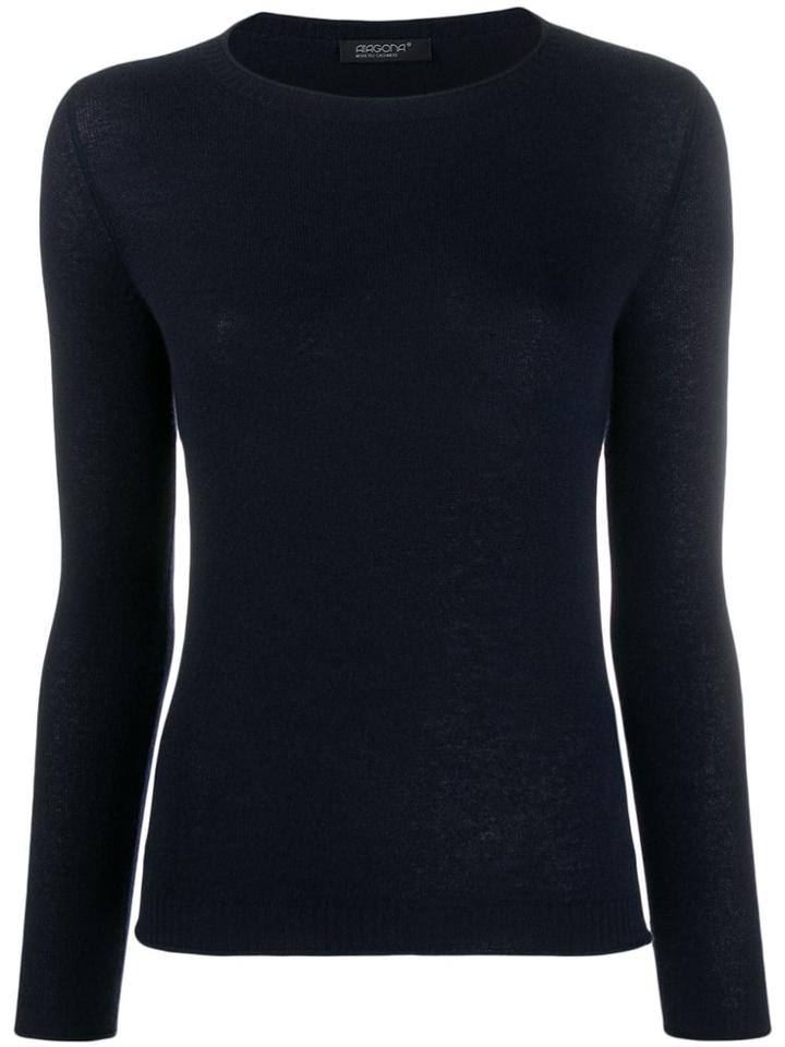 Aragona Fine Knit Jumper - Blue